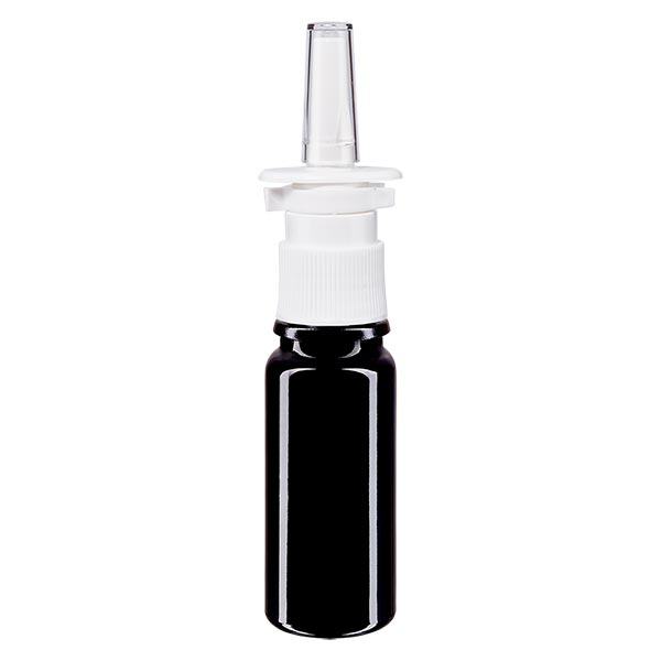 Apteekkipullo violetti 10ml nenäsumutin valkoinen standardi Apteekkipullo violetti 10ml nenäsumutin valkoinen standardi