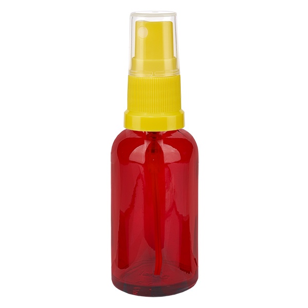 30ml suihkepullo keltainen/läpinäkyvä vakiokorkki RedLine UT18/30