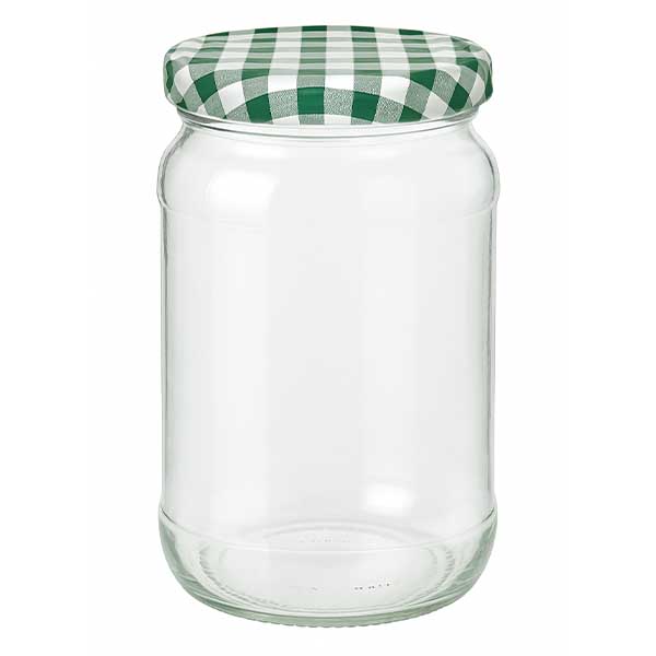 1062ml pyöreä purkki + BasicSeal kansi vihreä/valkoinen UNiTWIST 1062ml pyöreä purkki + BasicSeal kansi vihreä/valkoinen UNiTWIST