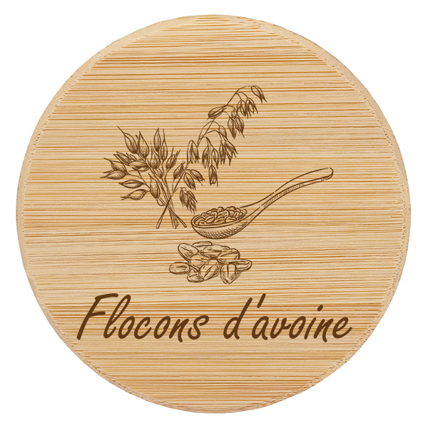 Puinen kuori "Flocons d'avoine" pour WECK RR100 Puinen kuori "Flocons d'avoine" pour WECK RR100