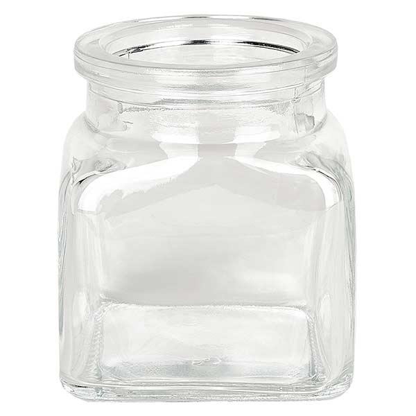 Quadratus 120ml kirkas, aukko 39mm, ilman korkkia 38/42