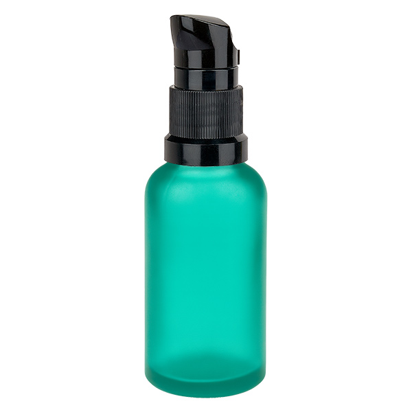 30ml pumppupullo musta vakiokorkki GreenLine UT18/30