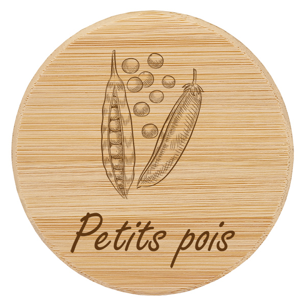 Puupäällyste "Petits pois" pour WECK RR100 pour WECK RR100