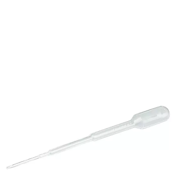 1 ml:n siirtopipetti (104x10mm) ilman asteikkoa.
