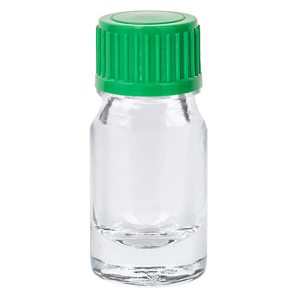 5ml tippapullo 0.8mm vihreä vakiokorkki ClearLine UT18/5