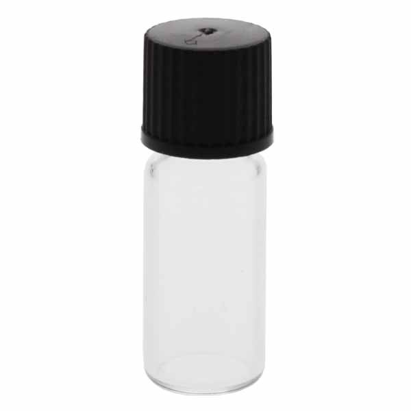Kierrepullot kirkkaat 1,5 - 2 ml, 11,6 x 32mm sis. korkin.
