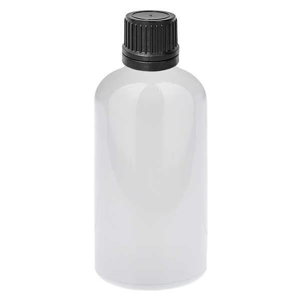 100 ml tiputuspullo 1 mm musta alkuperäissuljin WhiteLine UT18/100