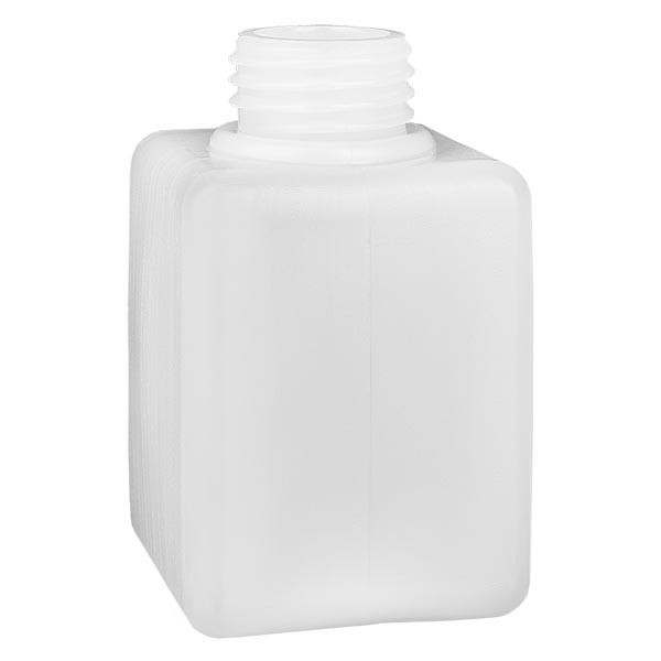 Kemikaalipullo 100ml, kapea kaula, valmistettu PE-HD:stä, luonnollinen väri, GL 25 Kemikaalipullo 100ml, kapea kaula, valmistettu PE-HD:stä, luonnollinen väri, GL 25