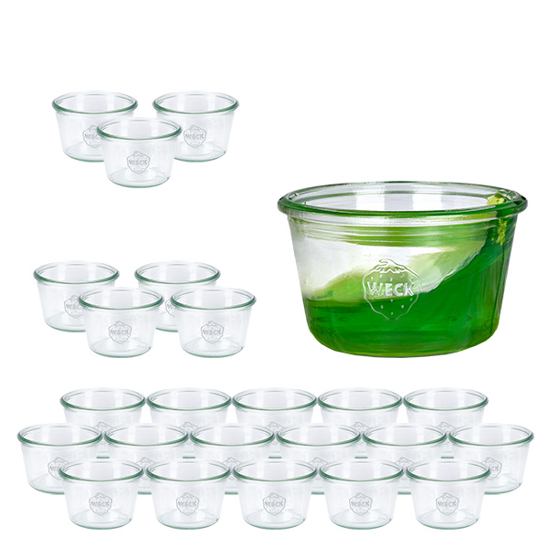 24 Weck-purkin 370ml:n tulppaanipurkkisarja.
