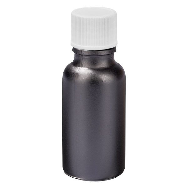 20ml pullo 11mm kierrekorkki valkoinen standardi BlackLine UT18/20