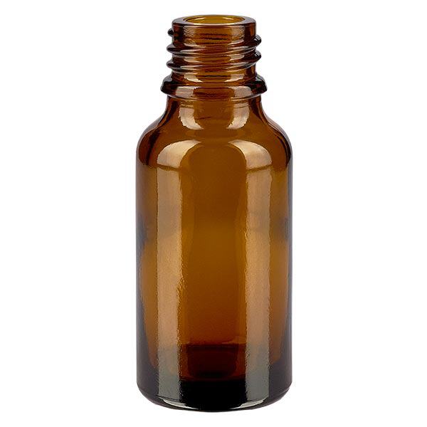 Tippapullo 20 ml DIN 18 ruskeankeltaisesta lasista valmistettu tippapullo 20 ml DIN 18