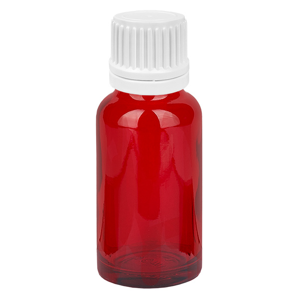 20ml tippapullo 0.7mm valkoinen Tamper-evident sulkeminen RedLine UT18/20 RedLine UT18/20