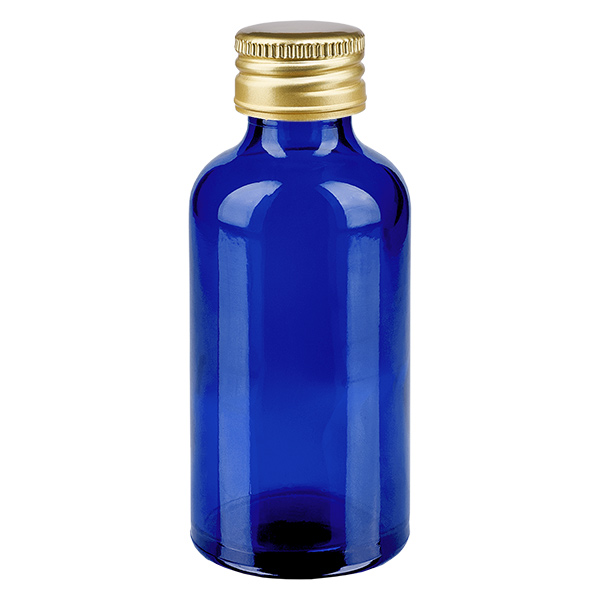 50ml pullo 11mm kierrekorkki Alu-Gold Standard BlueLine UT18/50