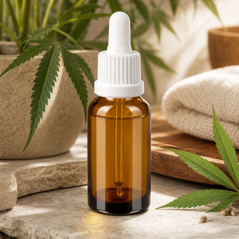 Kompakti 20 ml:n pipettipullo BrownLine ergonomisella valkoisella korkilla liikkuviin sovelluksiin