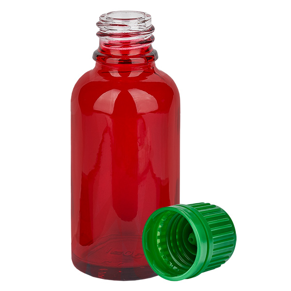 30ml pullo 11mm kierrekorkki vihreä väärentämisen estävä korkki RedLine UT18/30 30ml pullo 11mm kierrekorkki vihreä väärentämisen estävä korkki RedLine UT18/30