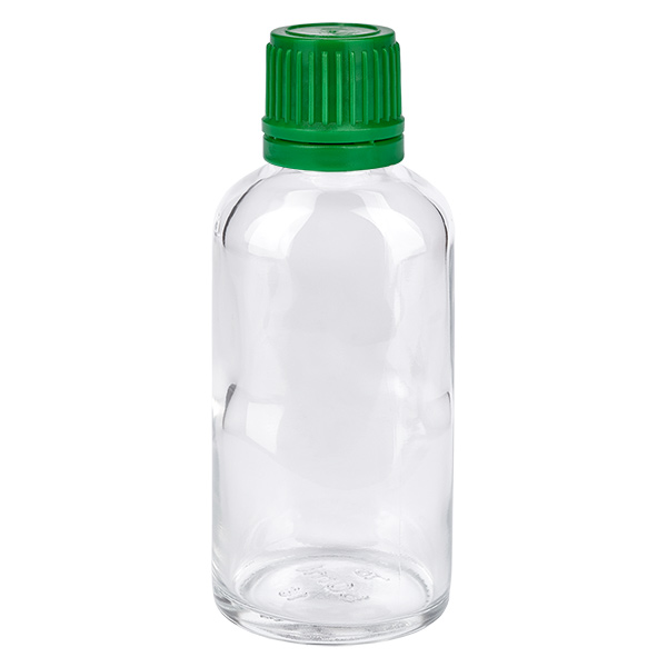 50ml pullo 11mm ruuvikorkki vihreä peukaloinnin estävä korkki ClearLine UT18/50 50ml pullo 11mm ruuvikorkki vihreä peukaloinnin estävä korkki ClearLine UT18/50