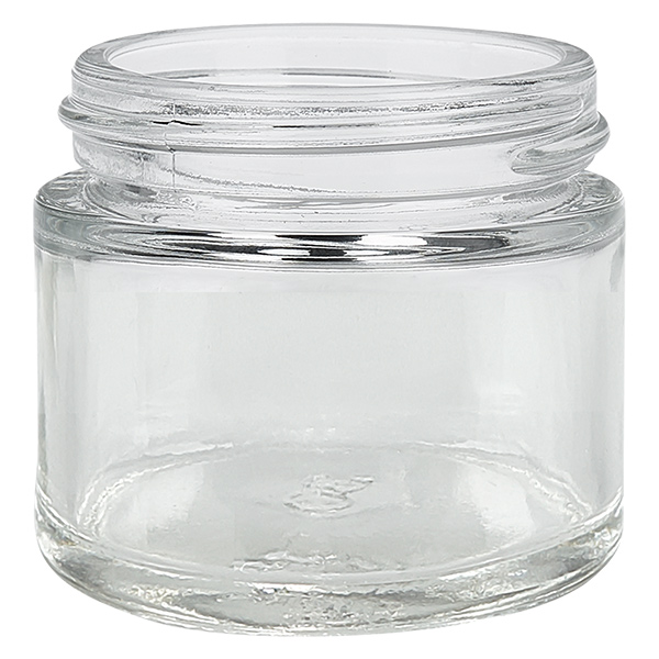 Lasipurkki 60ml kirkas, jossa UNiTWIST-insertti kansi. Lasipurkki 60ml kirkas, jossa UNiTWIST-insertti kansi.