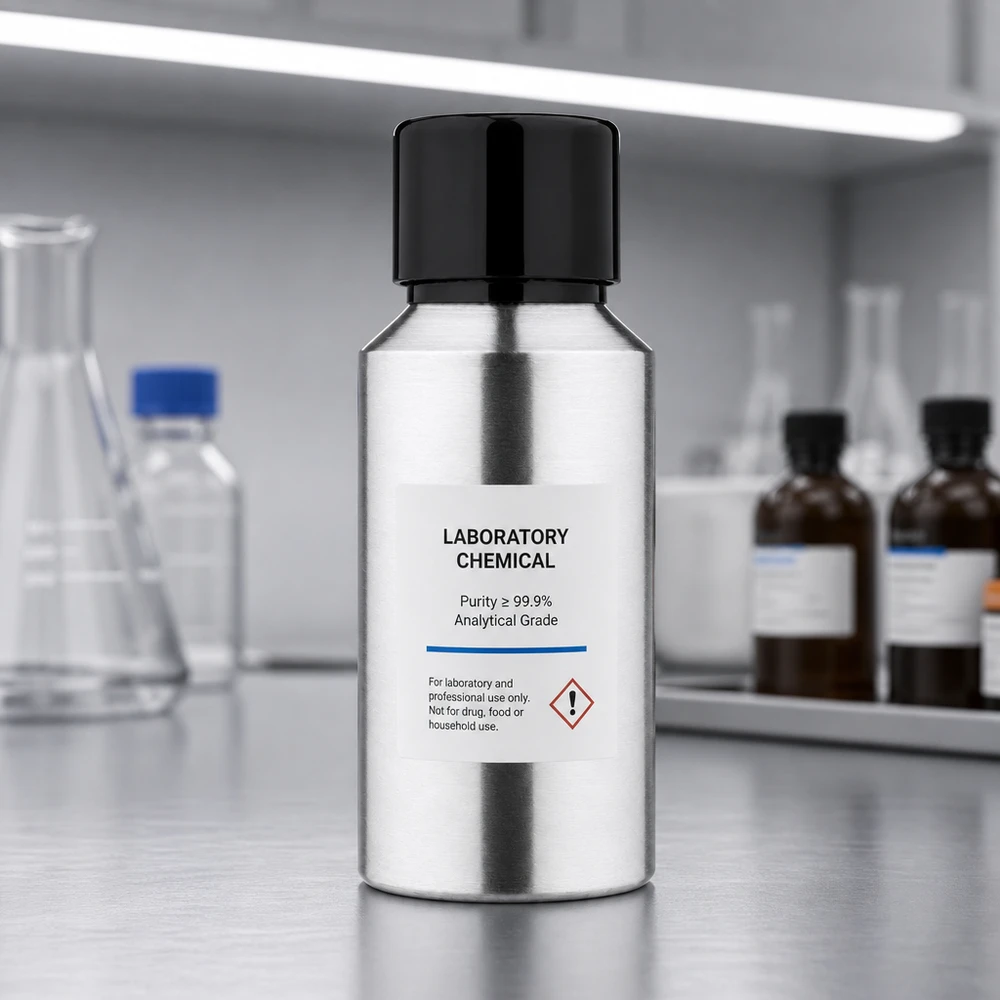 Kompakti 30 ml alumiinipullo, jossa on kiillotettu pinta ja käytännöllinen kierrekorkki.