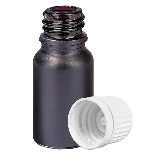 10ml pullo 11mm kierrekorkki valkoinen väärentämisen estävä korkki BlackLine UT18/10 10ml pullo 11mm kierrekorkki valkoinen väärentämisen estävä korkki BlackLine UT18/10