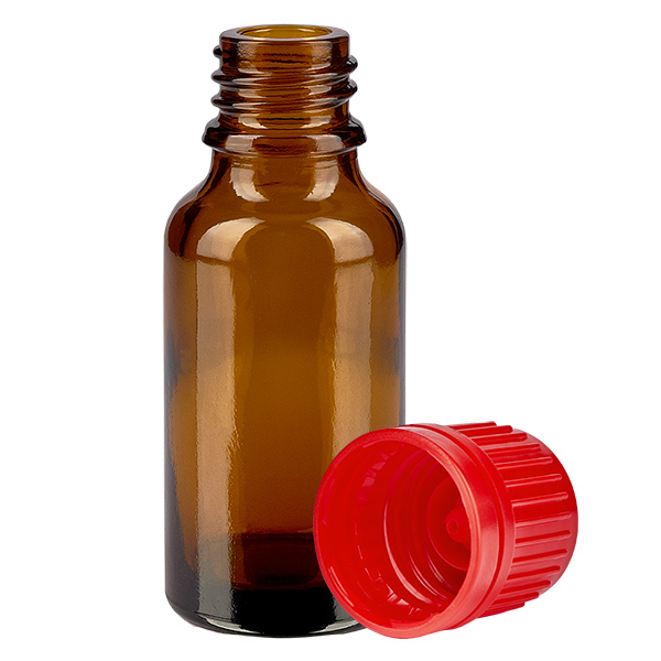 20ml pullo 11mm ruuvikorkki punainen väärentämisvarma sulkeminen BrownLine UT18/20 20ml pullo 11mm ruuvikorkki punainen väärentämisvarma sulkeminen BrownLine UT18/20