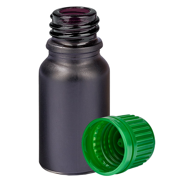 10ml pullo 11mm kierrekorkki vihreä väärentämisen estävä sulkeminen BlackLine UT18/10 10ml pullo 11mm kierrekorkki vihreä väärentämisen estävä sulkeminen BlackLine UT18/10