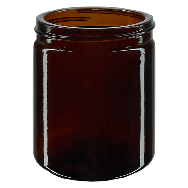 180ml lasipurkki. ruskea ilman kantta, kierre 63mm/R3 ApoGlas