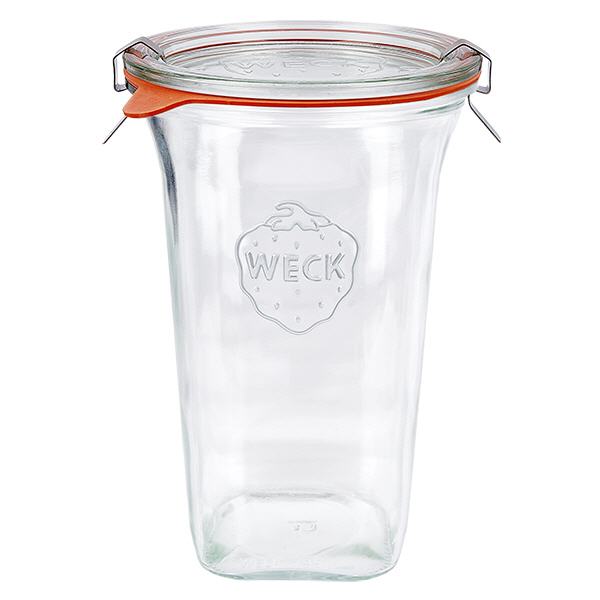 795ml Quadro-purkki täydellinen WECK RR100