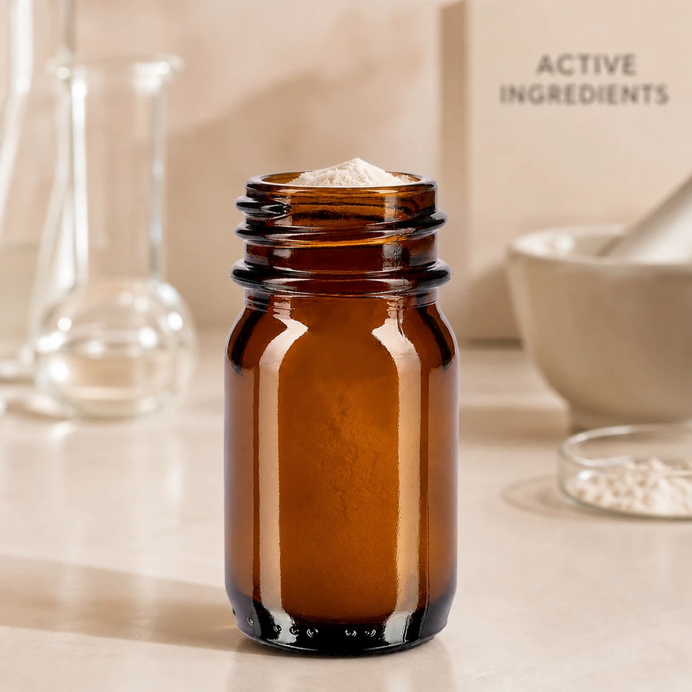 30ml leveäkaulainen pullo meripihkanväristä lasia Kompakti 30 ml:n laajakaulainen pullo korkealaatuisesta meripihkalasista laboratoriokäyttöön.