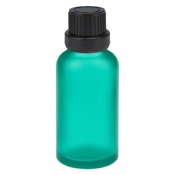 30ml pullo 11mm kierrekorkki musta väärentämisen estävä korkki GreenLine UT18/30