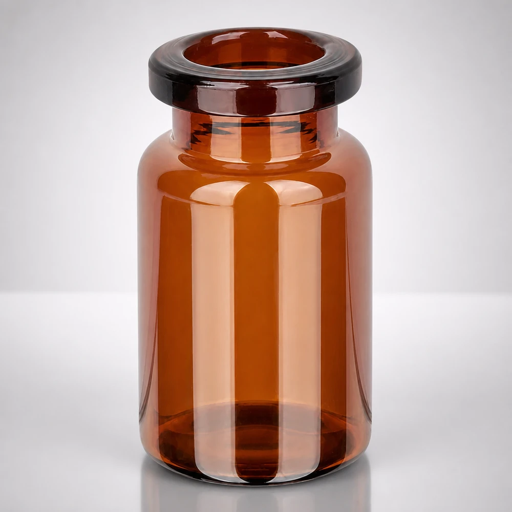 Durchsichtige Braunglas Vialflasche 5ml für pharmazeutische Abfüll und Lagerprozesse
