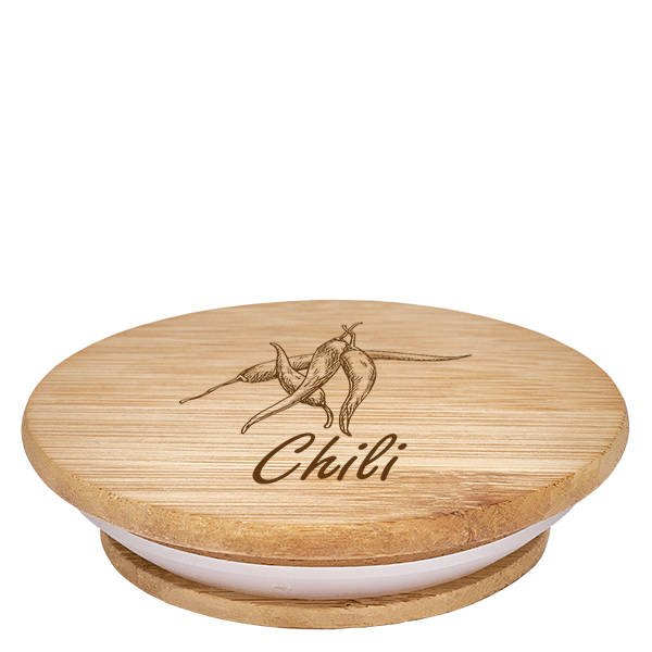 Puupäällyste "Chili" pour WECK RR60 pour Couvercle en bois "Chili" pour WECK RR60 Puupäällyste "Chili" pour WECK RR60 pour Couvercle en bois "Chili" pour WECK RR60