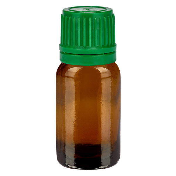 10ml pullo 11mm ruuvikorkki vihreä väärentämisen estävä korkki BrownLine UT18/10