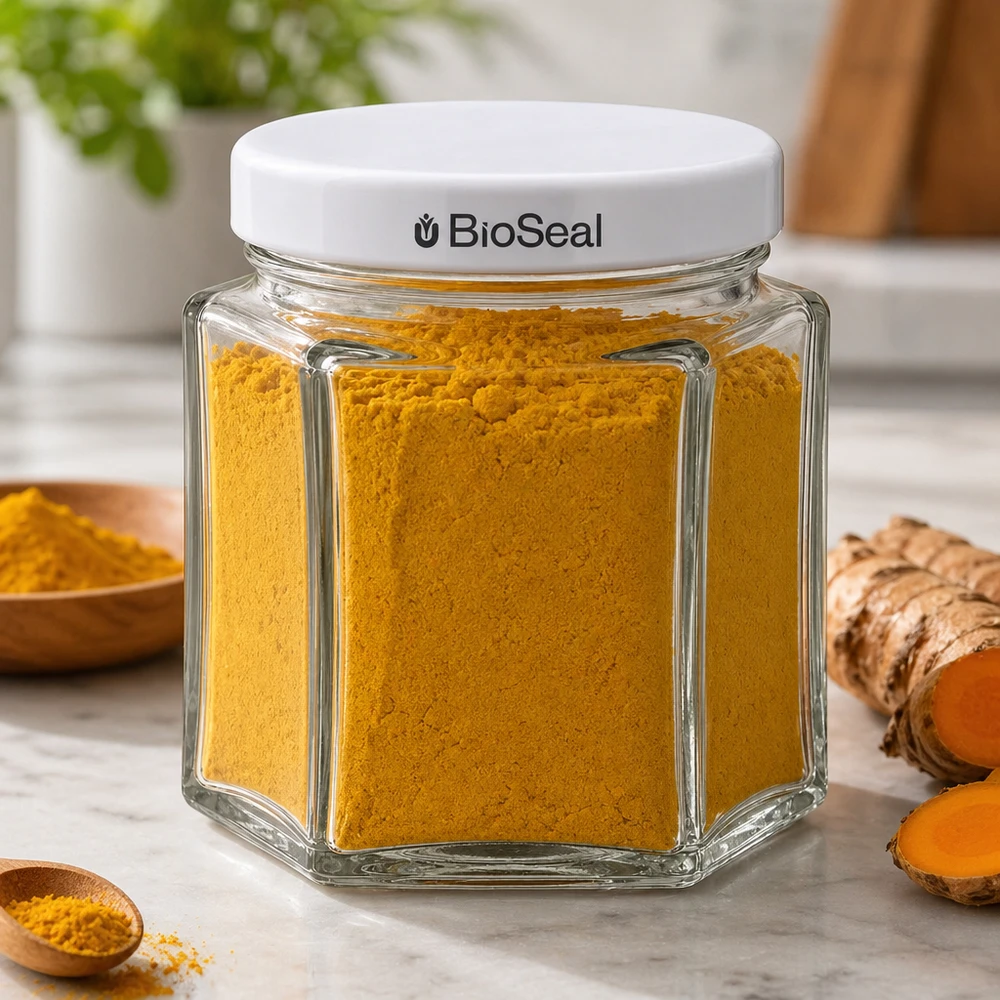 47ml Hexa-purkki valkoisella BioSeal-kannella UNiTWIST