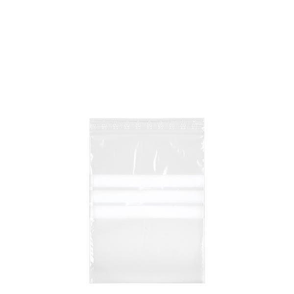 PolyZip-pussit, joissa on merkintäkenttä (100 kpl) 120x170mm/50µm