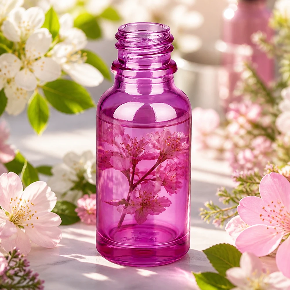 20ml apteekkipullo PurpleLine UT18/20 UNiTWIST 20ml apteekkipullo UNiTWIST Läpinäkyvä violetti 20ml PurpleLine-lasipullo, jossa on tarkka UT18/20 UNiTWIST-kierre.