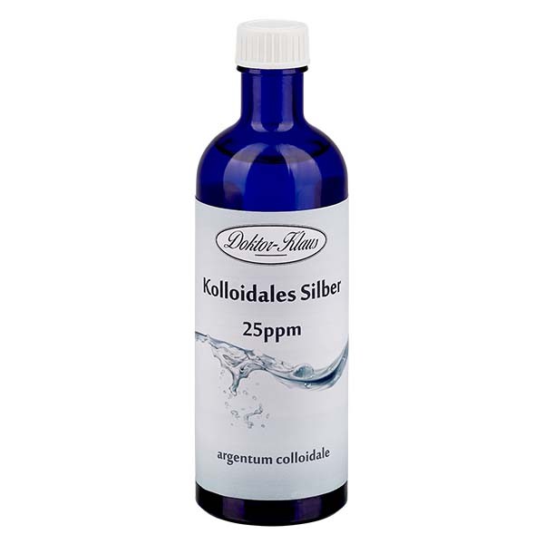 Kolloidinen hopea 25ppm 200ml Doktor-Klaus Kolloidinen hopea 25ppm 200ml Doktor-Klaus