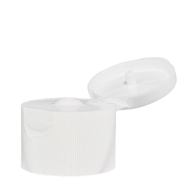 Saranoitu korkki polypropeeni valkoinen ND 25 standardi