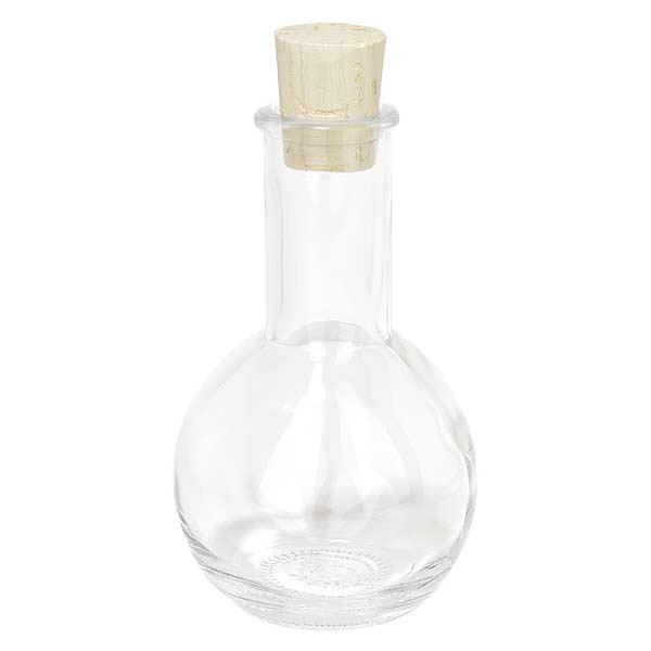 Tulip 100ml kirkas, aukko 18mm, sis. korkin 18/22 Tulip 100ml kirkas, aukko 18mm, sis. korkin 18/22
