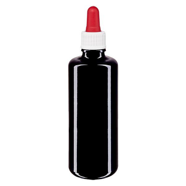 Apteekkipullo violetti 50ml pipetti valkoinen/punainen vak. Apteekkipullo violetti 50ml pipetti valkoinen/punainen vak.