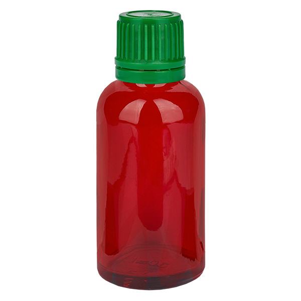 30ml pullo 11mm kierrekorkki vihreä väärentämisen estävä korkki RedLine UT18/30 30ml pullo 11mm kierrekorkki vihreä väärentämisen estävä korkki RedLine UT18/30