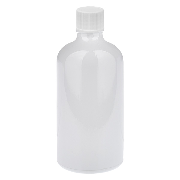 100 ml pullo, 11 mm kierrekorkki, valkoinen, vakiomalli WhiteLine UT18/100 100 ml pullo, 11 mm kierrekorkki, valkoinen, vakiomalli WhiteLine UT18/100