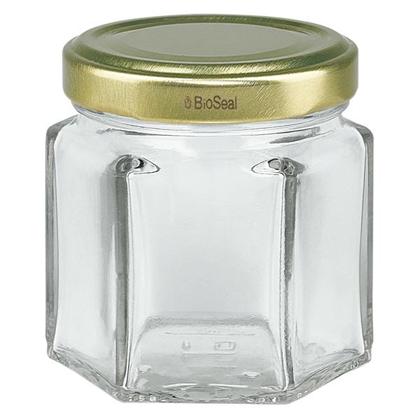 47ml Hexa-purkki, jossa on kultainen UNiTWIST BioSeal -kansi