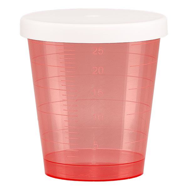 Lääkekuppi punainen 30ml Lääkekuppi punainen 30ml