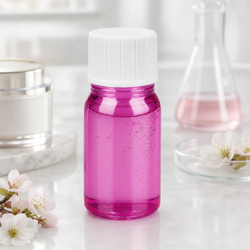 5ml pullo 11mm kierrekorkki valkoinen vakio PurpleLine UT18/5 Kompakti 5 ml:n laboratoriopullo violetista lasista, jossa on tiukka valkoinen kierrekorkki tarkkaa annostelua varten.