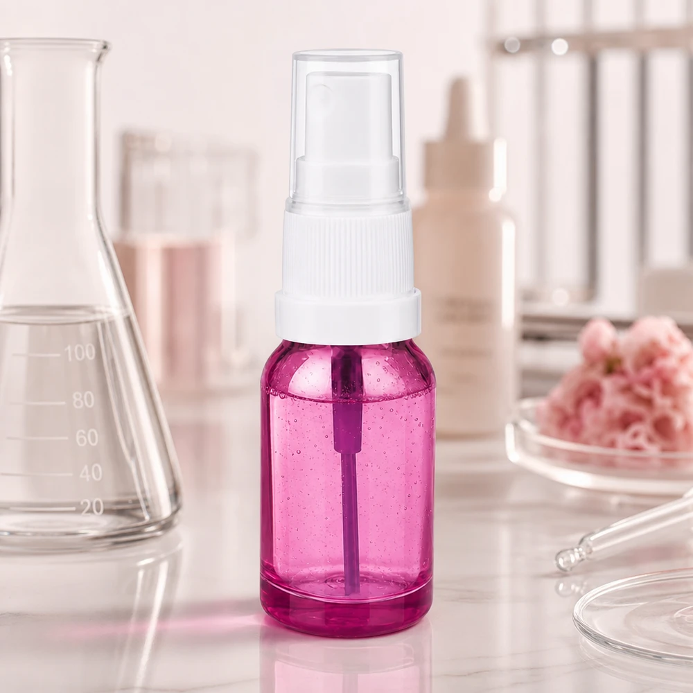 10ml tippapullo valkoinen/läpinäkyvä Standard PurpleLine UT18/10 Standard PurpleLine UT18/10 10ml suihkepullo läpinäkyvä violetti, jossa on valkoinen sumutin nesteiden tarkkaa annostelua varten.