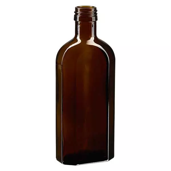 250 ml Meplat-pullo ruskea PP28