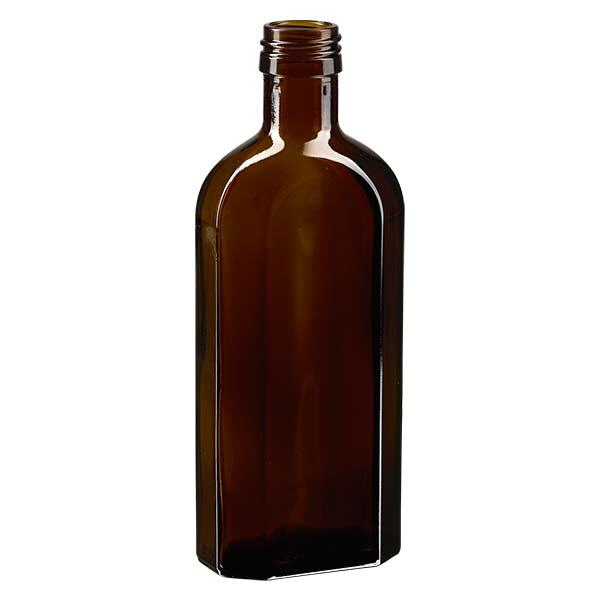 250 ml Meplat-pullo ruskea PP28