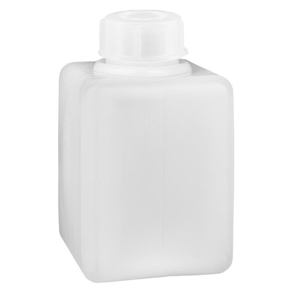 Kemikaalipullo 100ml, kapea kaula, valmistettu PE-HD:stä, luonnonvärinen Kemikaalipullo 100ml, kapea kaula, valmistettu PE-HD:stä, luonnonvärinen