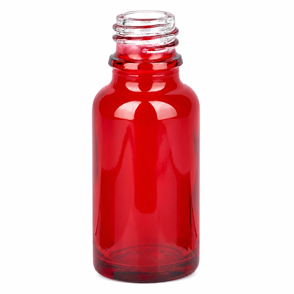 20ml apteekkipullo RedLine UT18/20 UNiTWIST korkealaatuisesta lasista valmistettu lääkepullo lääkinnällisiin sovelluksiin.