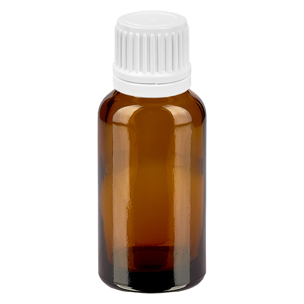 20ml pullo 11mm kierrekorkki valkoinen väärentämisen estävä sulkeminen BrownLine UT18/20